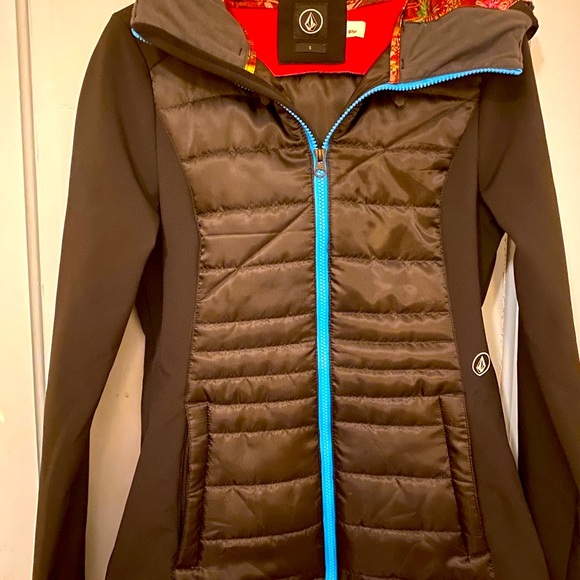 COPY - Volcom Leo Black Softshell Snowboard Jacket size small - Picture 4 of 8